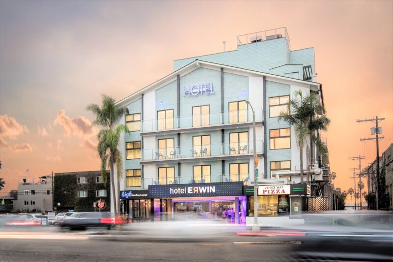 Hotel Erwin from the road