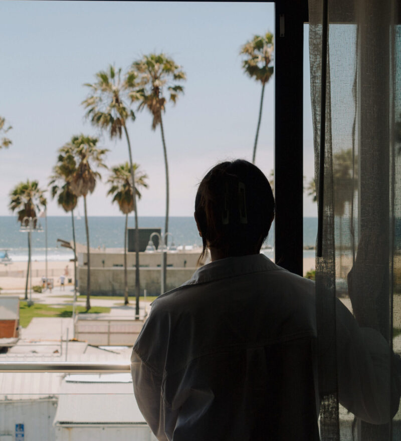 views of ocean near the beach in Los Angeles