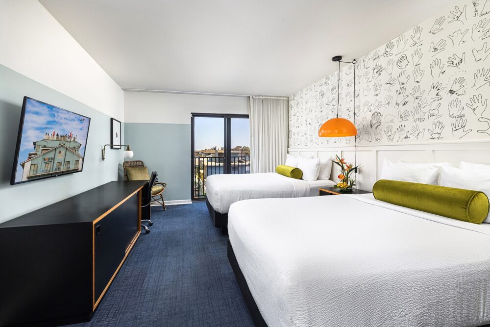 Partial Ocean View Queen Guest Room with Balcony