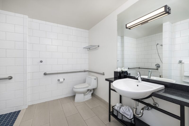 Accessible Bathroom Walk-In Shower